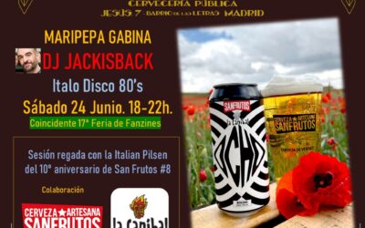 XVII Feria de Fanzines. Dj Jackisback. #Ocho San Frutos-La Canibal. El Perrito Brewer