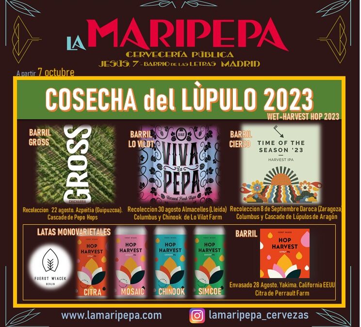 Cosecha del lupulo 2023