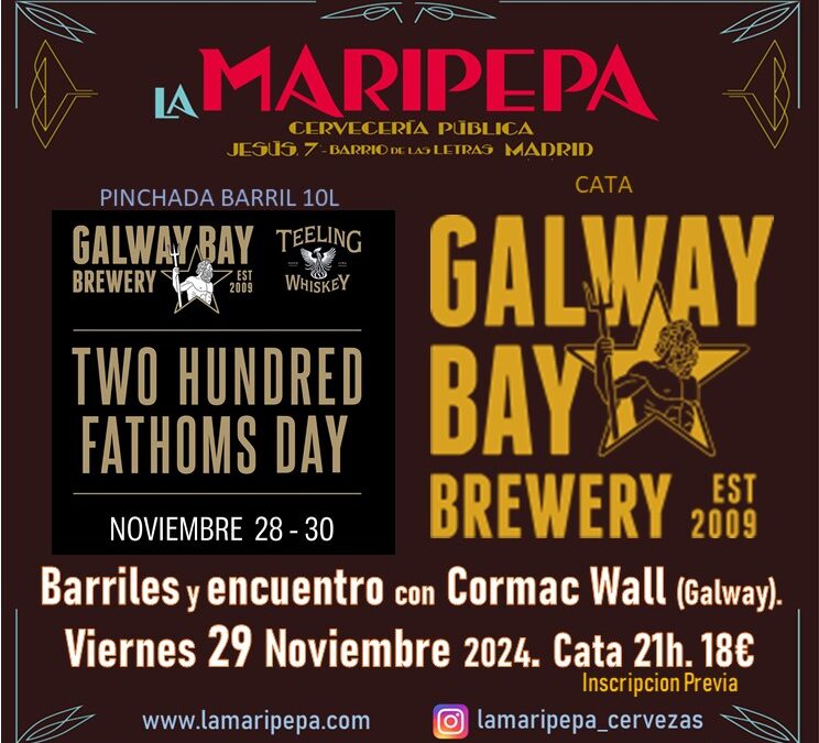 Cata y Visita de GALWAY (Irlanda) Viernes 29.11.24