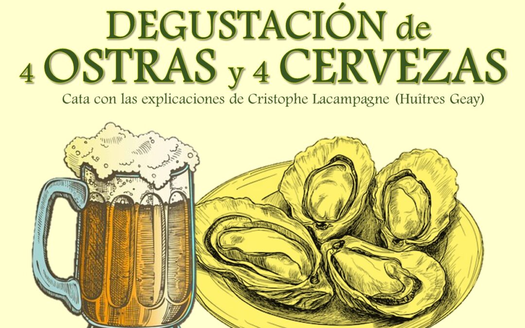 Degustación Ostras y Cerveza. Domingo 29 Junio25