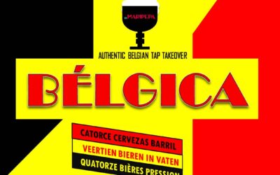 14 grifos de cerveza de Bélgica. Del Jueves 4 al domingo 8 Noviembre 2026